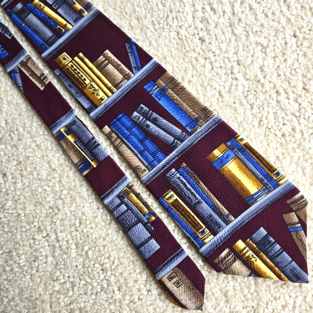Perry Ellis Tie Made in USA 100% Silk Necktie Office Western Present